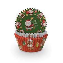 Picture of SANTA AND FRIENDS CUPCAKE CASES X 60